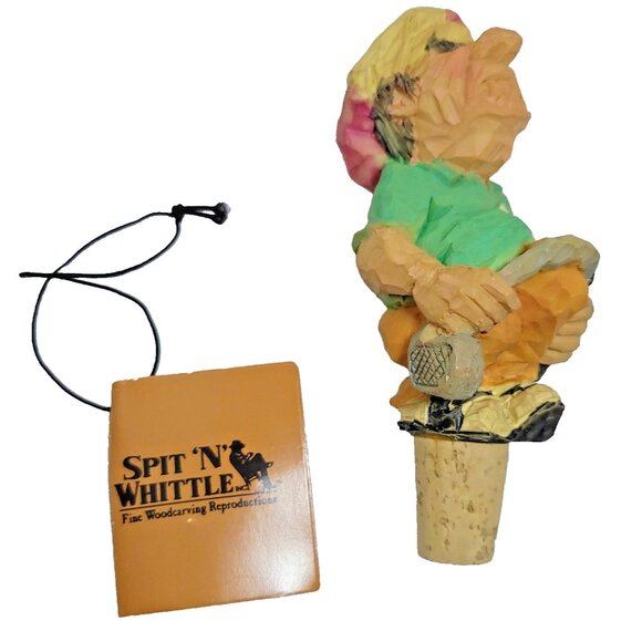 Spit 'N' Whittle Figurine "Four Putt Frank" Chris Hammack Golf signed 1998 - Picture 3 of 6